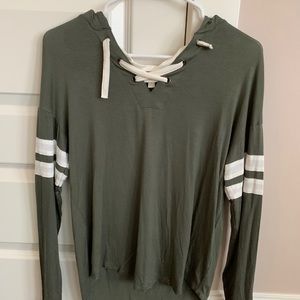 NEW Pink Rose Hooded Long Sleeve